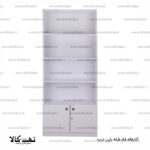 کتابخانه تمام طبقه(پایین درب)