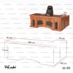 میز مدیریتی M60 - تصویر 4