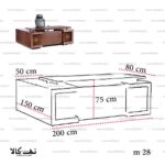 میز مدیریتی M28 - تصویر 3