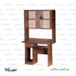 میز کامپیوتر کتابخانه دار