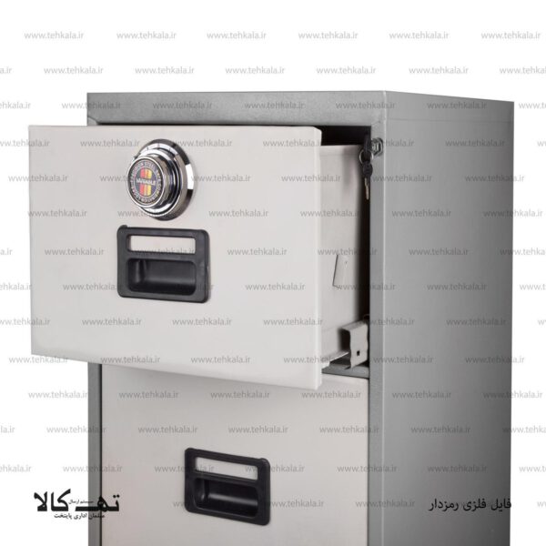 فایل اداری فلزی 4 کشو رمزدار - تصویر 3
