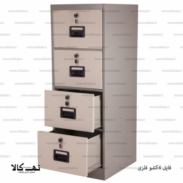 فایل اداری فلزی 4 کشو - تصویر 4